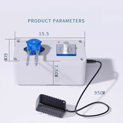 19-60ml/L Dosing Pump Speed Adjustable Peristaltic Pump For Aquarium Lab Water Analytical