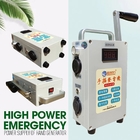 Hand Crank Generator Mobile Phone Charger Outdoor Camping Emergency Power Supply 5V 12V 24V 30W