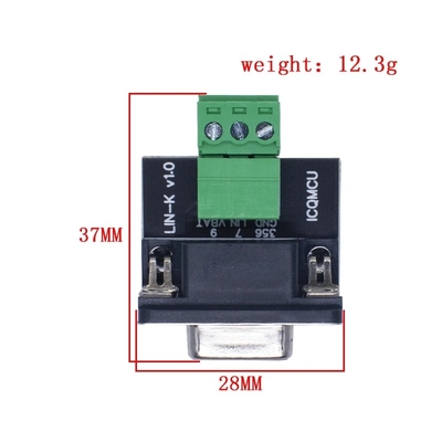 Female DB9 Connectors to CAN LIN Interface Adapter For PCAN PLIN CAN Bus Monitor