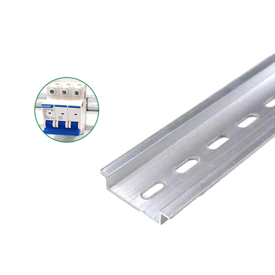 Aluminum 35mm x 7.5mm C45 DZ47 Cirtuit Breaker Din Rail Terminal Blocks Accessories