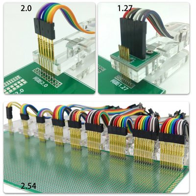 JTAG Test Tool Test Frame PCB Clip Probe Fixture Download Programming Burn 2.54mm 2.0mm 1.27mm