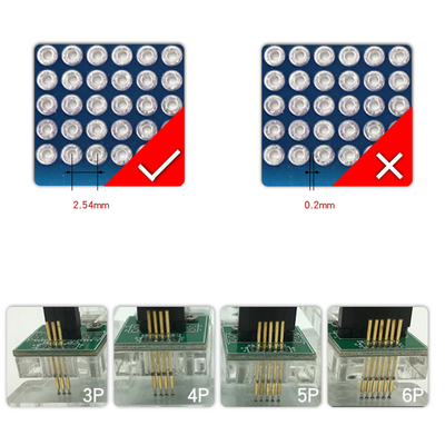 JTAG Test Tool Test Frame PCB Clip Probe Fixture Download Programming Burn 2.54mm 2.0mm 1.27mm