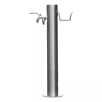 Outdoor Faucet Garden Water Taps Stainless Steel Standpipe Watering Post 86cm 34 inches Height