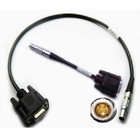Data Cable DB-9 female to 5 Pin Aviation Connector for Leica 500 Series GPS to PC