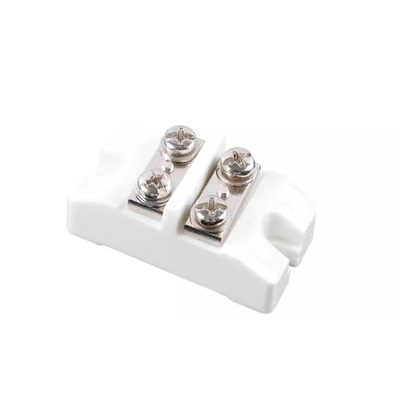 11mm Ceramic Barrier Screw Terminal Blocks 800℃ High Temperature Resistance 60 Amps 380 Volts