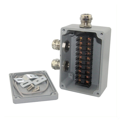 Sealed Die-cast Aluminum Enclosure Case Project Junction Box 86*76*57mm with Terminal Blocks