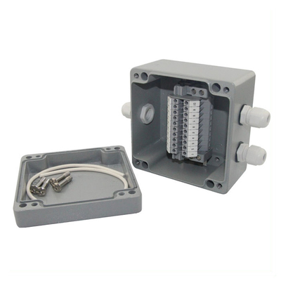 Sealed Die-cast Aluminum Enclosure Case Project Junction Box 86*76*57mm with Terminal Blocks