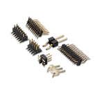 Pitch 1.27mm 2.0mm 2.54mm Male Angle Pin Header PCB SMT Connector Single Dual Triple Row Customized