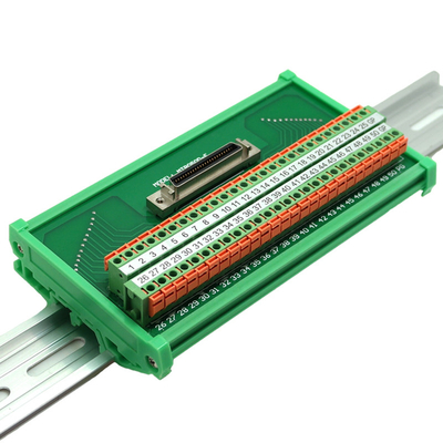 SCSI 50 Pin Quick Connectors Spring Clamp Terminal Blocks Breakout Board Adapter