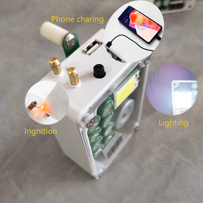USB Charger Hand Crank Generator Emergency Survival Power Pack Phone Charger Outdoor Lighting Ignition Battery-free