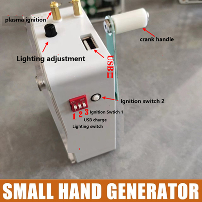 USB Charger Hand Crank Generator Emergency Survival Power Pack Phone Charger Outdoor Lighting Ignition Battery-free