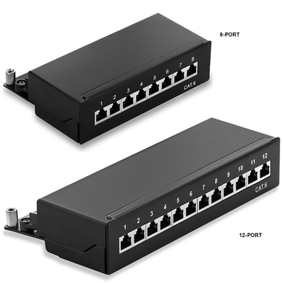 8 Port Pacthpanel UTP Wall Mount RJ45 Patch Panel Cat6 Cable Distributor Distributor Box Splitter