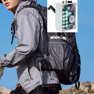 USB 5 Volts Hand Crank Generator Portable Emergency Power Pack Phone Charger Outdoor Lighting Ignition Battery-free