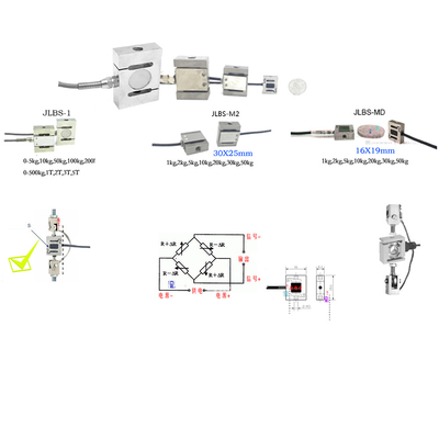 High Precision Stainless Steel Mini S type Load Cell Pull Force Sensor  5N 10N 20N 50N 100N 200N 300N 500N 1000N 2000N