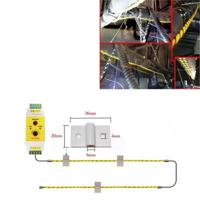 Water Leak Detection Kit with 3 Meters Sensing Cable Water Leakage Alarm Detector Ready to Use