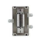 CCTV Camera Monitor Cable Distribution Junction Box 158*90*60mm Waterproof with Din Rail Terminal Blocks