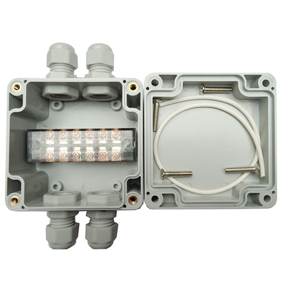 Lighting Cable Wiring Junction Box 83*81*56mm Electric Distribution Enclosure Waterproof with Connectors