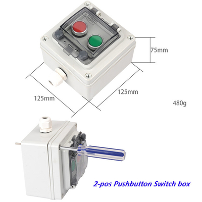 Plastic Junction Box 125*125*75mm Electric Distribution Enclosure Waterproof Clear Cover with Connectors