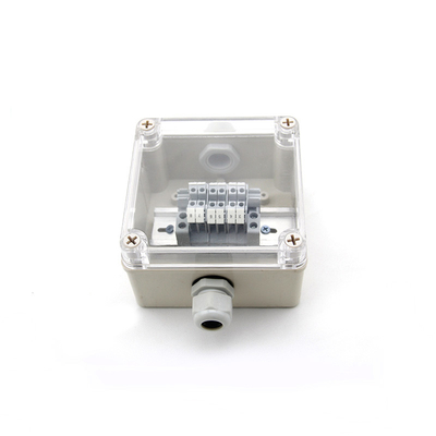 Plastic Junction Box 125*125*75mm Electric Distribution Enclosure Waterproof Clear Cover with Connectors