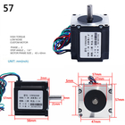 3A Two-phase 1.2Nm Single Axis 57 Stepper Motor + TB6600 4A 40V Driver+ Direction Speed Cotroller Kit