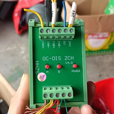 Converter of Open Collector HTL 24v into Differential TTL 5v Signal 2 Ways Universal