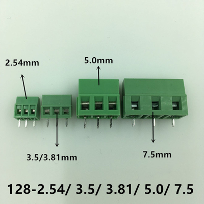 7.50mm Pitch PCB Mounted Screw Terminal Blocks 2P 3P Jointable