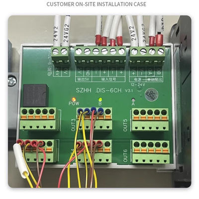 Stepping Timing Motor Pulse Signals Splitter Distributor 1 In 6 Out To Control Servo Drivers