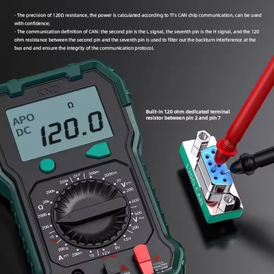 DB9 Male to Female Plug CAN Bus Conversion Serial Port Built-in 120 ohm Terminal Resistance 1