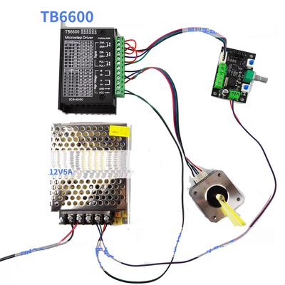 Stepper Motor Driver TB6560 4 axis Controller Board for CNC Engraving Machine 0-10V