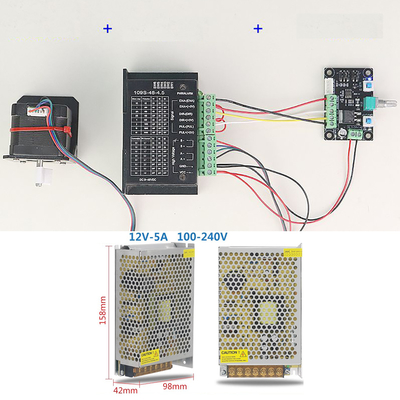 Stepper Motor Driver TB6560 4 axis Controller Board for CNC Engraving Machine 0-10V