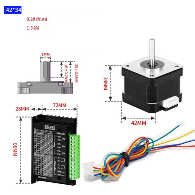 Nema 17 42mm Stepper Motor Driver TB6600 Driver Kit for 3D Printer and CNC Machines