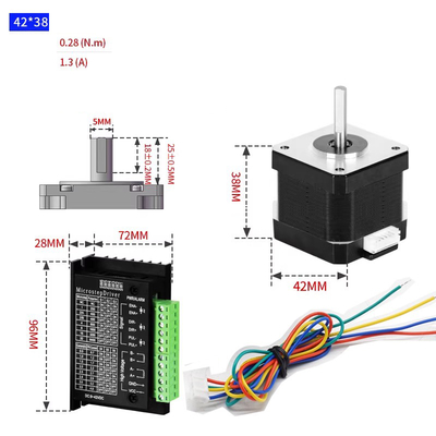Nema 17 42mm Stepper Motor Driver TB6600 Driver Kit for 3D Printer and CNC Machines