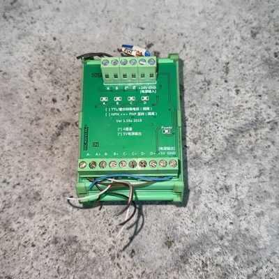 Converter DC24V 4 Ways Servo Encoder Differential 5V TTL to Collector 24V HTL Signals