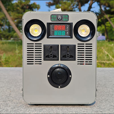 1000 Watts Hand Crank Generator FM AM SW Radio Phone Power Bank Outdoor Manual Dynamo Emergency Light