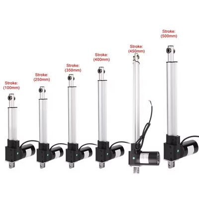 24V 6000N Linear Actuator 200mm 300mm 400mm 500mm Stroke Electric Linear Motor Telescopic Rod