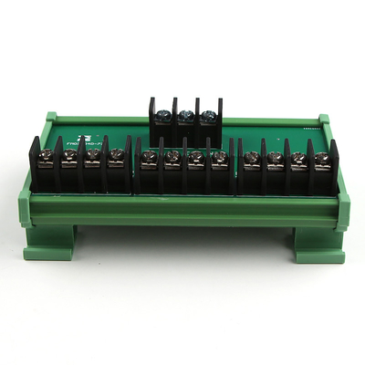 1 In 4 Out Power Source Wiring Distribution Splitter Terminal Blocks Breakout Board 300V 25A