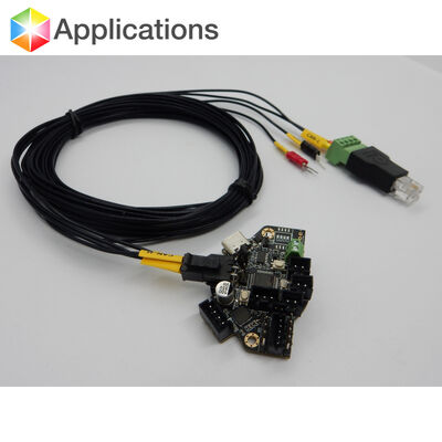 RJ11 6P4C Male Connector Modular Plugs to 4 Pin Screw Terminal Blocks Adapter