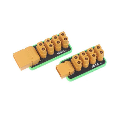 XT60 / XT90 to 4 Ways XT60 Plug 200A Power Wiring Distribution Hub Breakout Board for Remote Control Drones Boat Robot