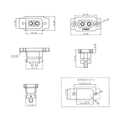 XT60E-F Female to Male XT60 Connector 30CM 12AWG Silicone Wire Cable for RC Drone Battery Charger