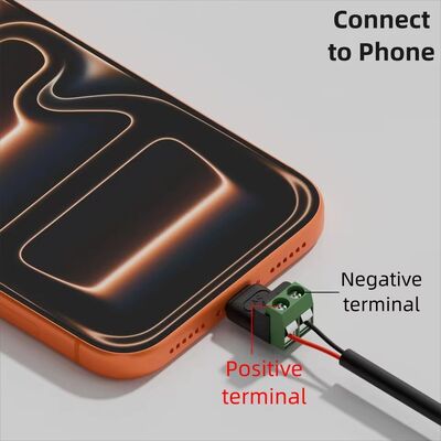 Type C Male To 2Pin 5V Green Screw Terminals Adapter USB Connector For Mobile Phone And Computer Charging