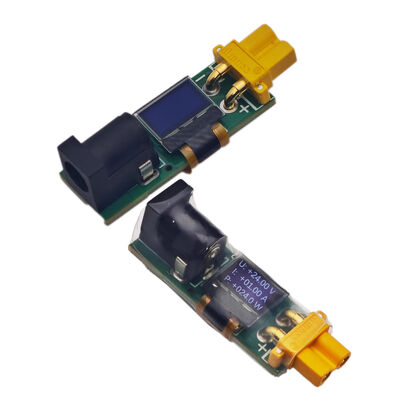 5-30V 10A DC to XT30 Female Adapter with Bidirectional Power Meter Battery Voltage Current Led Display for RC Model