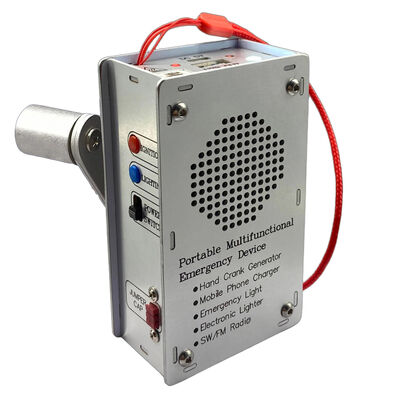 Hand Crank Generator Power Pack Portable Radio Cellphone Charger Ignition Lighting