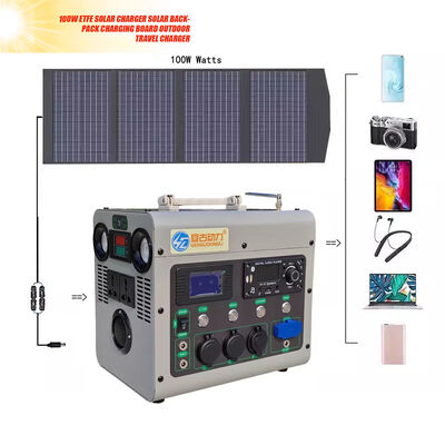 1000 Watts Hand Crank Generator Multimedia Player Power Bank Outdoor Manual Dynamo Emergency Light