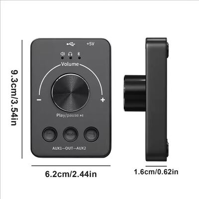 Sound Controller USB Computer Speaker Volume Control Knob Adjustment  Bluetooth 5.1 With Play Pause Skip Mute 3 Modes