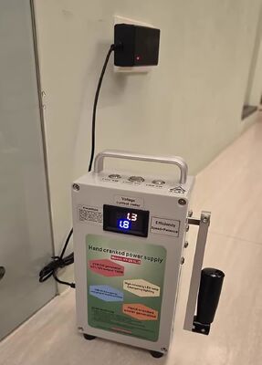 Hand Crank Generator USB 5V Mobile Phone Power Bank AC 220V 150W Emergency Power Station