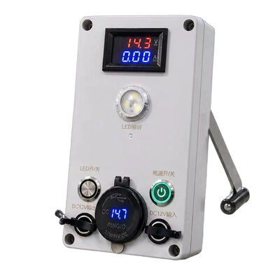 Hand Crank Generator Phone Charger Outdoor Camping Emergency Power Supply 5V 12V 30 Watts