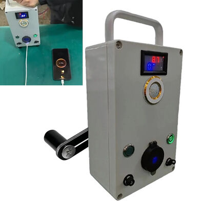 Hand Crank Generator Phone Charger Outdoor Camping Emergency Power Supply 5V 12V 30 Watts
