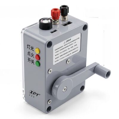 USB 5 Volts Hand Crank Generator Emergency Phone Charger Outdoor Camping Lighting Ignition