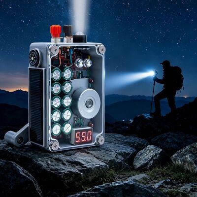 USB 5 Volts Hand Crank Generator Emergency Phone Charger Outdoor Camping Lighting Ignition