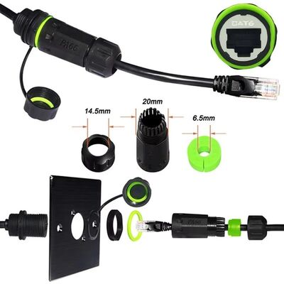 Starlink Gen3 Mini Ethernet Adapter 25CM Waterproof RJ45 Coupler Extension Cable